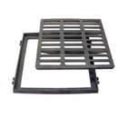 GRILLE  A CADRE PLATE CARREE 40 C250